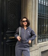 Спортивный теплый женский костюм ZIF-1460A620