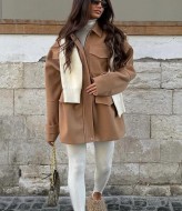 Полупальто кашемировое женское  ZIF-1466A1150