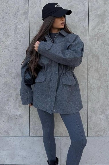 Полупальто кашемировое женское  ZIF-1466A1150