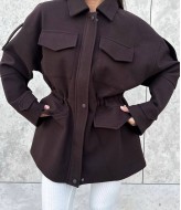 Полупальто кашемировое женское  ZIF-1466A1150