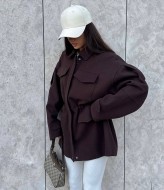 Полупальто кашемировое женское  ZIF-1466A1150