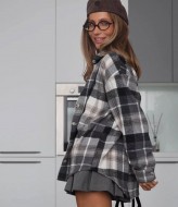 Рубашка клетчатая женская BLO-938A510