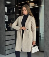 Пальто из букле   JAC-1186A700