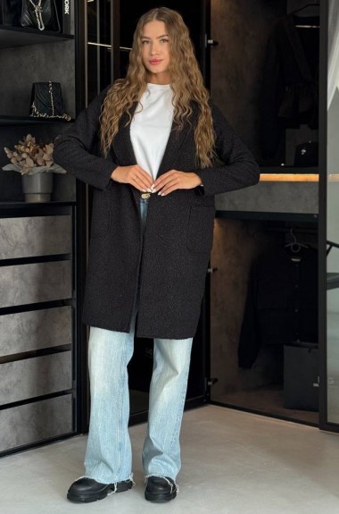 Пальто из букле   JAC-1186A700