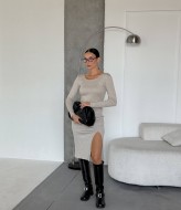 Платье ангора рубчик  REM-122A420