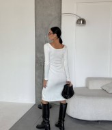 Платье ангора рубчик  REM-122A420