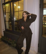 Брючный вязаный костюм  DN-269A1000