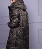 Теплая удлиненная женская куртка NJ-KR-400A1100