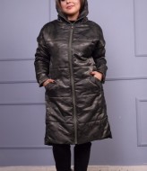 Теплая удлиненная женская куртка NJ-KR-400A1100