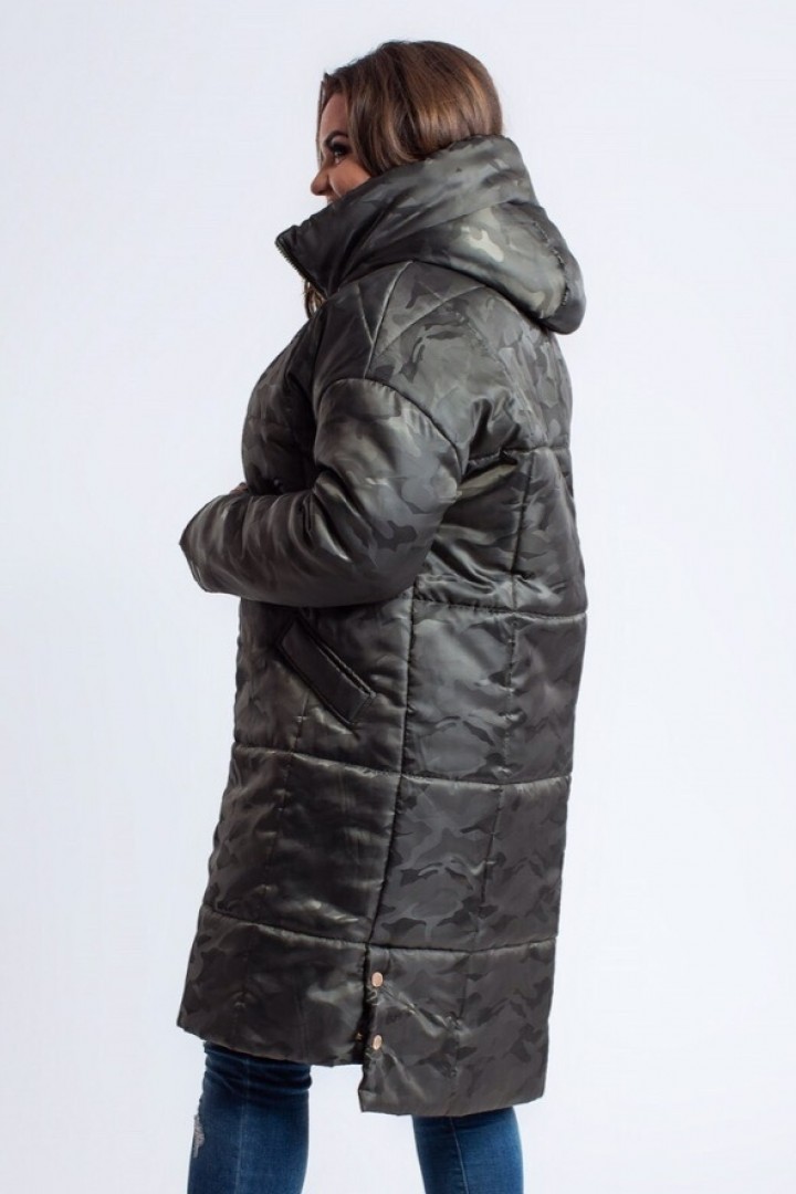 Тепла подовжена жіноча куртка KR-400A40