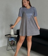 Комбинированное женское платье EST-5459A550