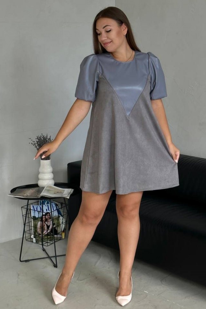 Комбинированное женское платье EST-5459A550