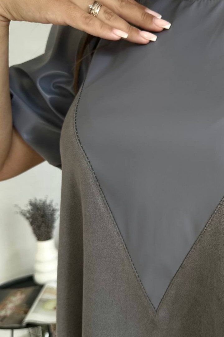 Комбинированное женское платье EST-5459A550