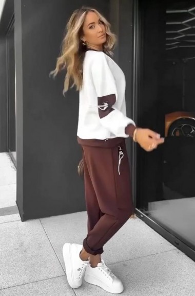 Ангоровый костюм двойка LOU-1544A780 Ангоровый костюм двойка LOU-1544A780