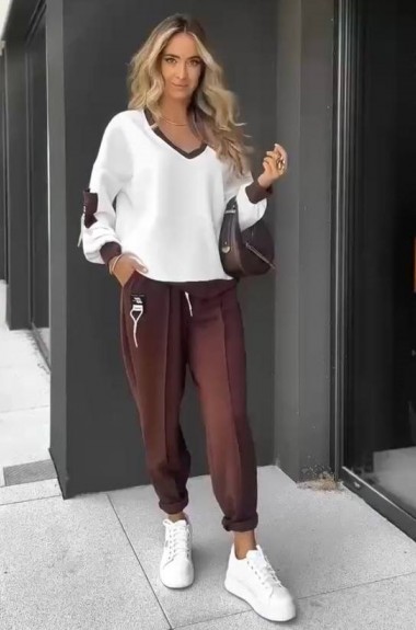 Ангоровый костюм двойка LOU-1544A780