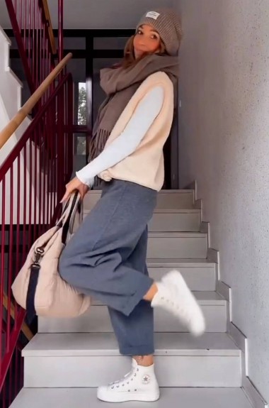 Жіночи стильні штани KC-0517A550 Жіночи стильні штани KC-0517A550