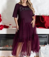 Платье с фатином VOJ-1053A700