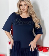 Платье с фатином VOJ-1053A700