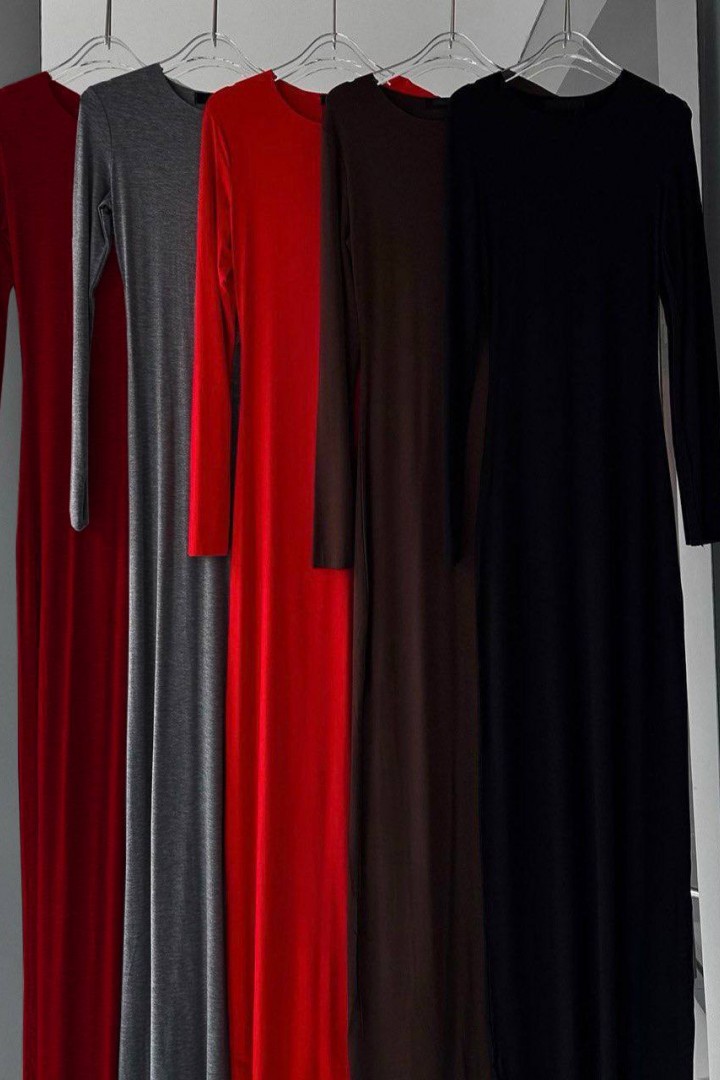 Базовое платье макси DMP-R1454A300