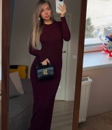 Базовое платье макси DMP-R1454A300