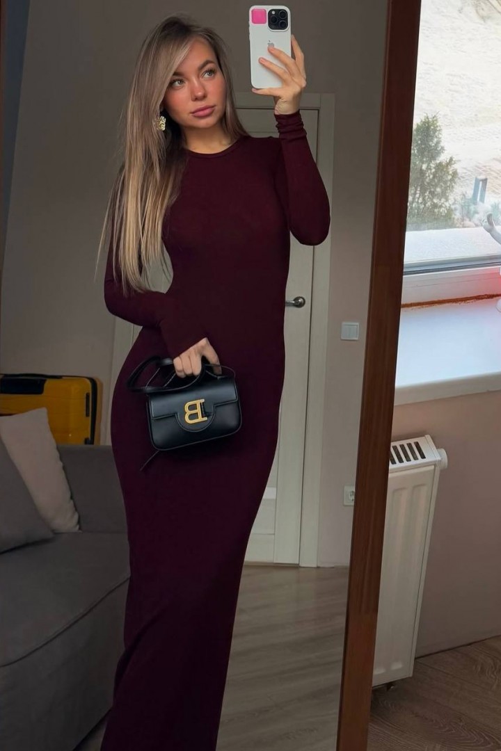 Базовое платье макси DMP-R1454A300