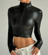 Топ из экокожи DMP-R1874A300