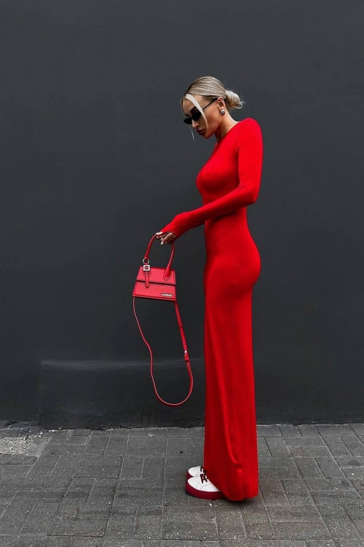 Базовое платье макси DMP-R1454A300