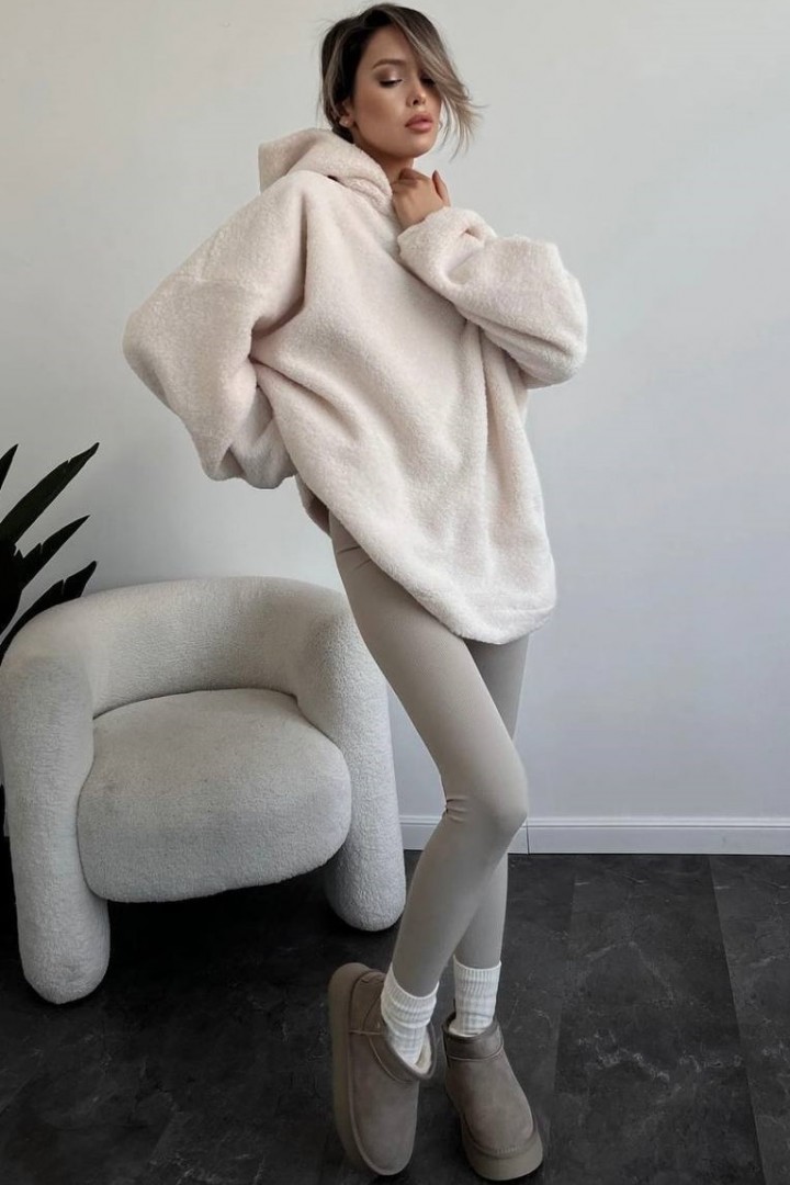 Мягенькое плюшевое худи DMP-R1193A380