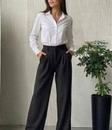 Стильні широкі штани IO-645A420