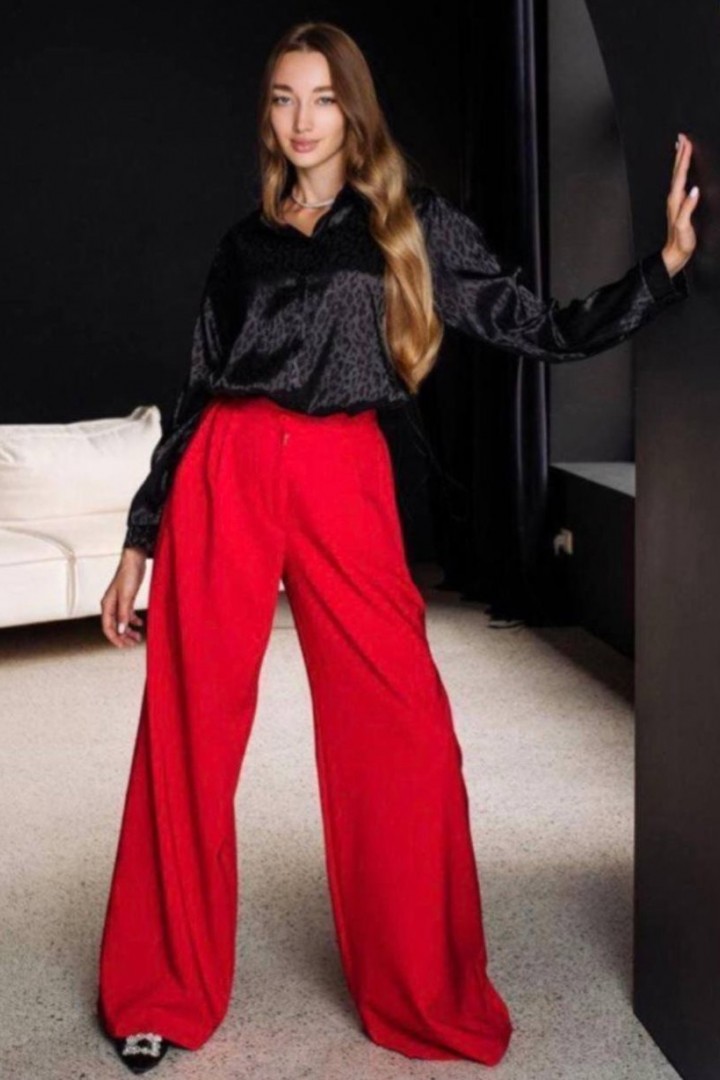 Стильні широкі штани IO-645A420