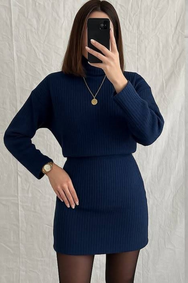 Елегантна трикотажна сукня DMP-A7204A380