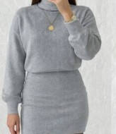 Елегантна трикотажна сукня DMP-A7204A380