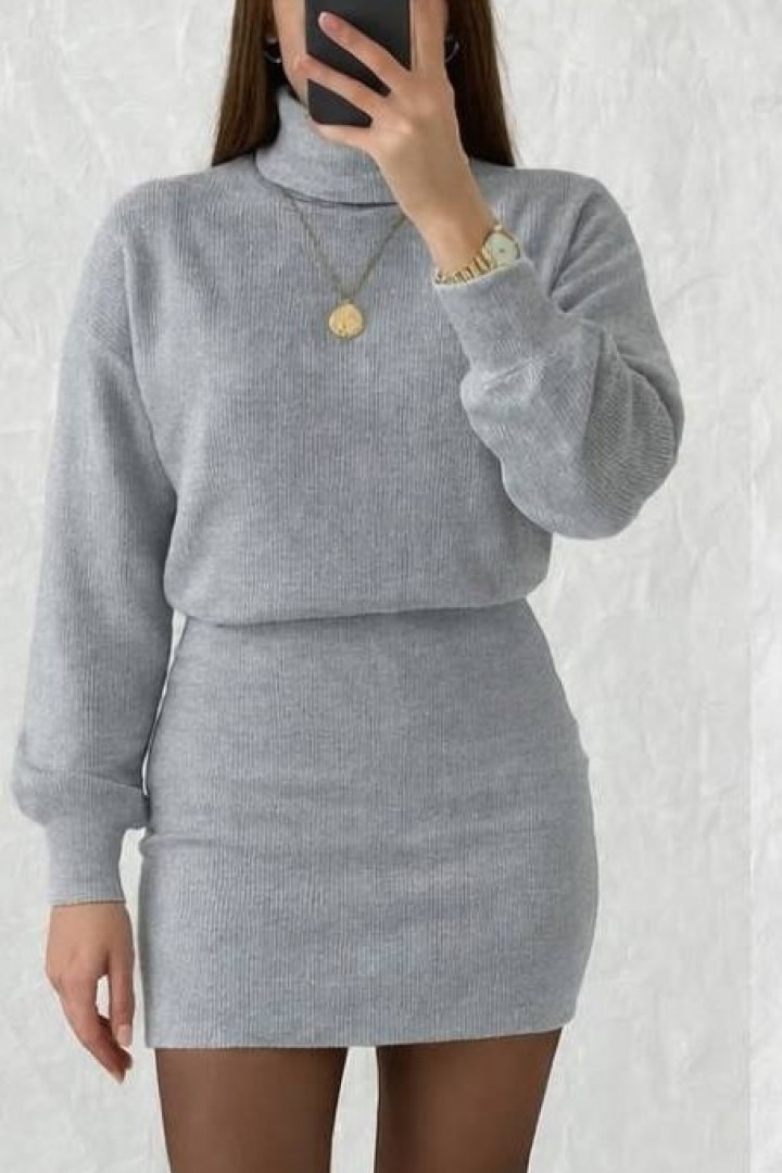 Елегантна трикотажна сукня DMP-A7204A380