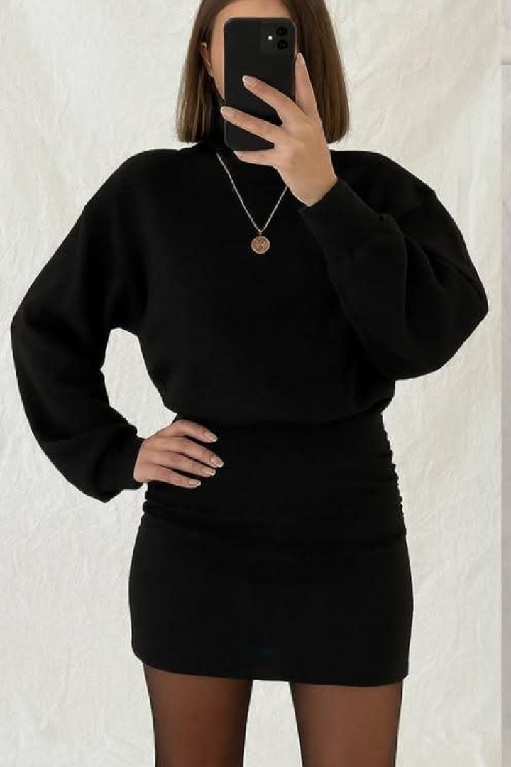 Елегантна трикотажна сукня DMP-A7204A380