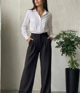 Стильні широкі штани IO-645A420