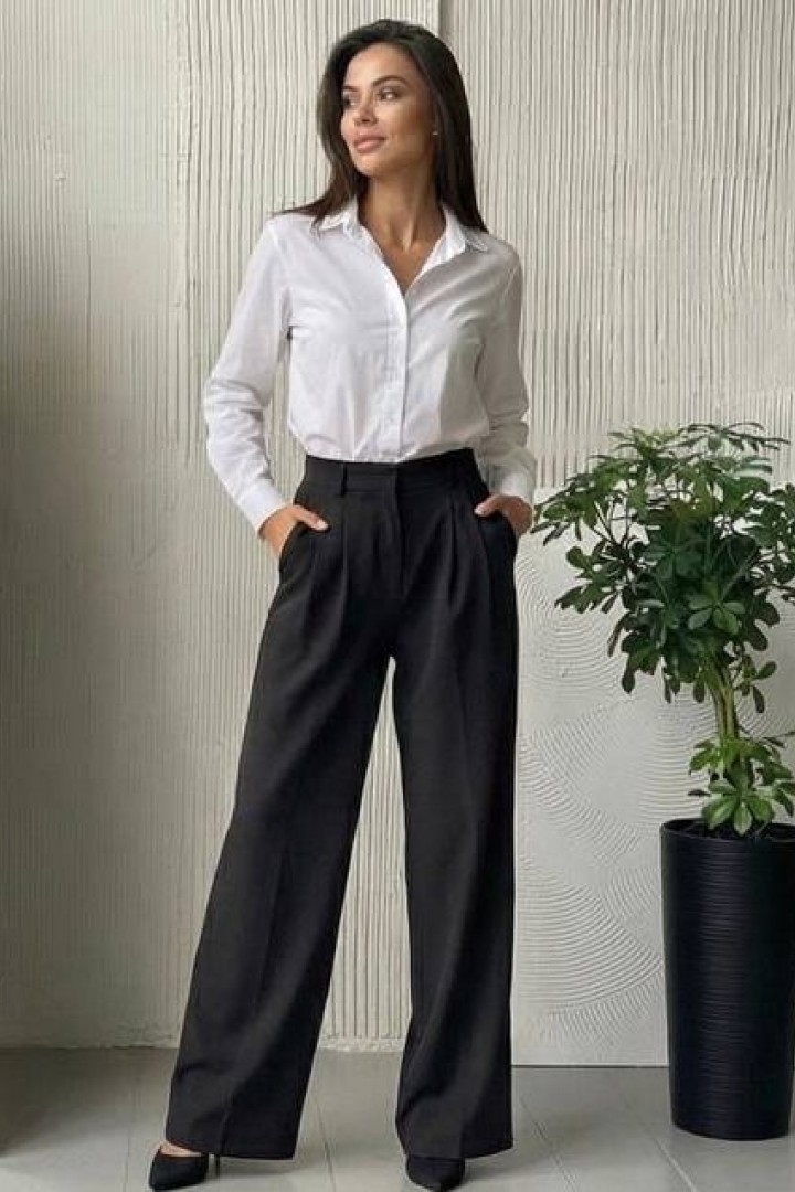 Стильні широкі штани IO-645A420