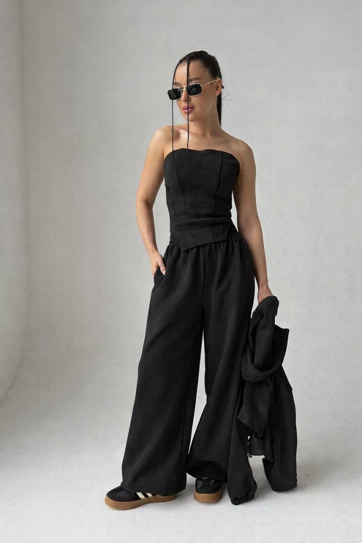 Костюм 3-ка брюки, кофта, корсет VOL-814A750