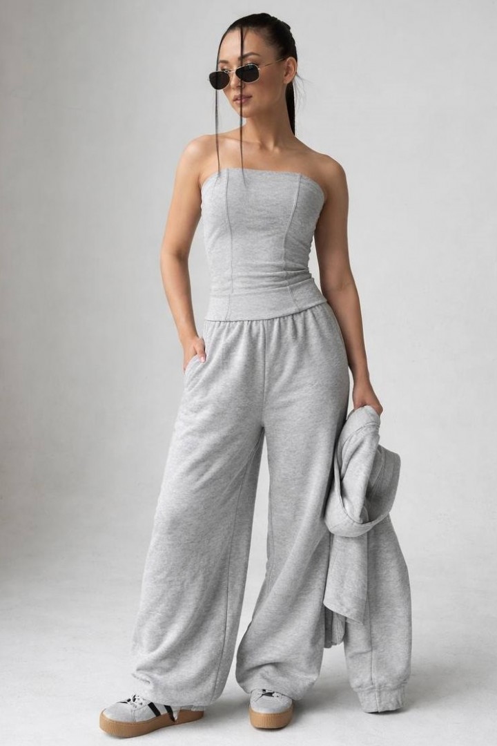 Костюм 3-ка брюки, кофта, корсет VOL-814A750