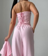 Костюм 3-ка брюки, кофта, корсет VOL-814A750