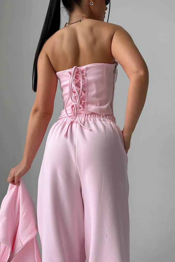 Костюм 3-ка брюки, кофта, корсет VOL-814A750