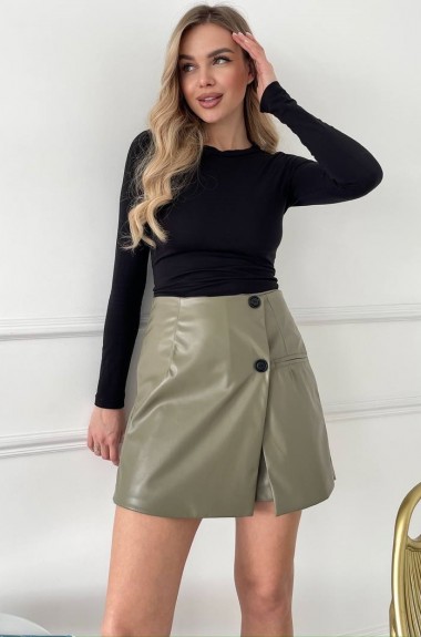 Юбка-шорты кожзам TS-435A460 Юбка-шорты кожзам TS-435A460