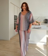 Женский брючный костюм с широкими брюками  DG-c107A400