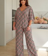 Женский брючный костюм с широкими брюками  DG-c107A400