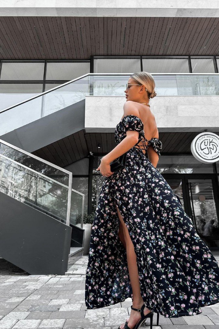 Воздушное платье AKS-203A450