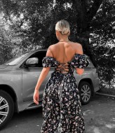 Воздушное платье AKS-203A450