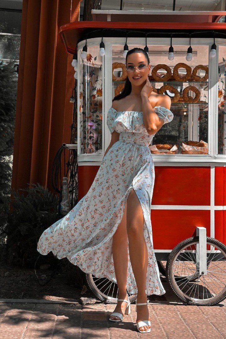 Воздушное платье AKS-203A450