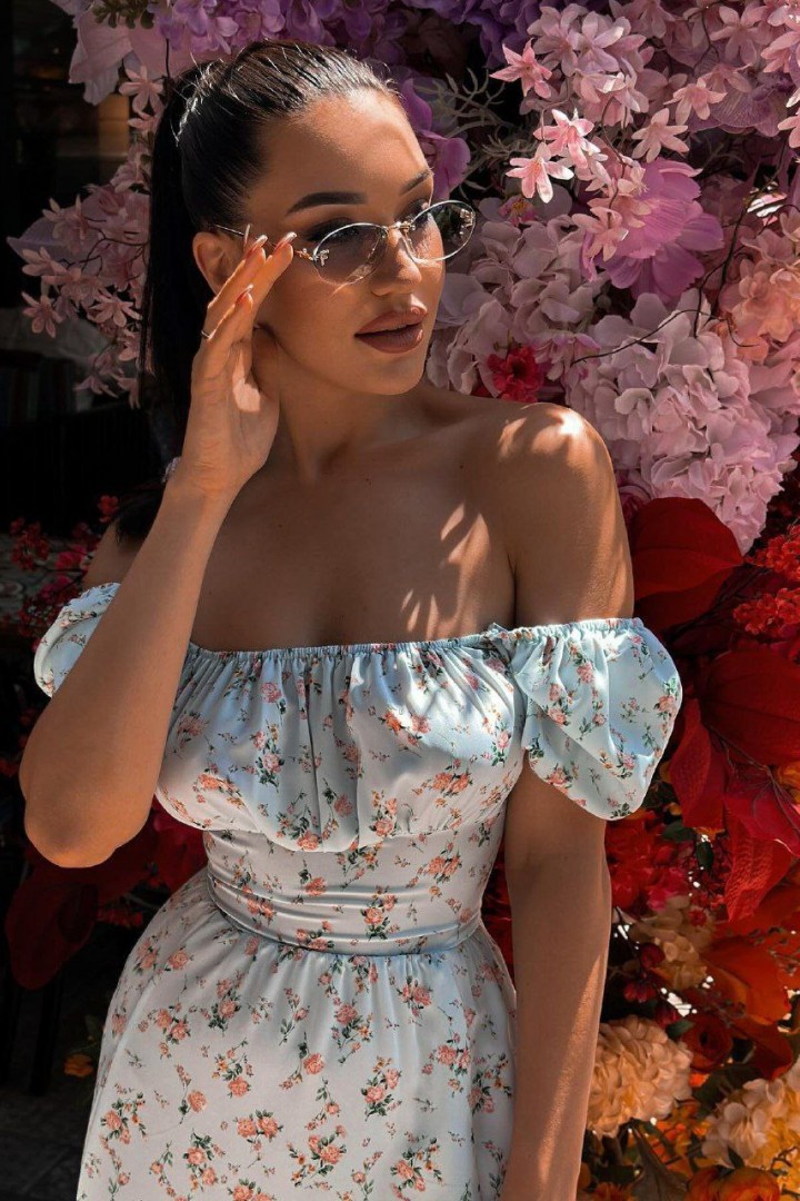 Воздушное платье AKS-203A450