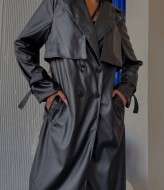 Кожаный плащ AP-558A820