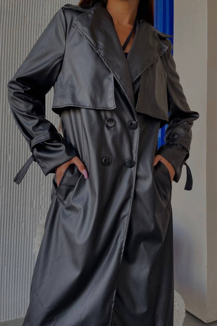 Кожаный плащ AP-558A820