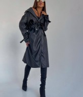 Кожаный плащ AP-558A820